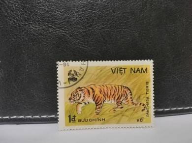1981 Vietnam Stamp Tiger Animal