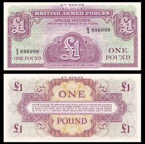 British Armed Forces 1 Pound 4th Series 1962 K2