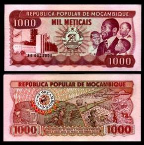 Mozambique 1000 meticais 1983 p 132 unc