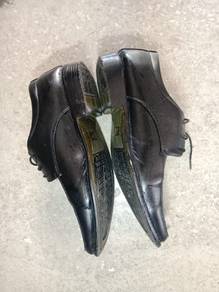 Hartucci Black Leather Dress Shoes