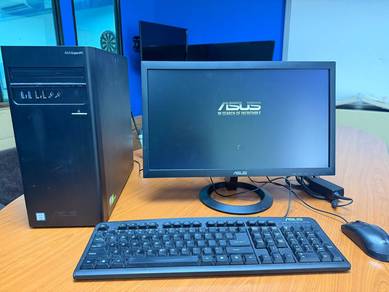 ASUS PC Full Set + Monitor (i5 / 8GB / GT 1030)