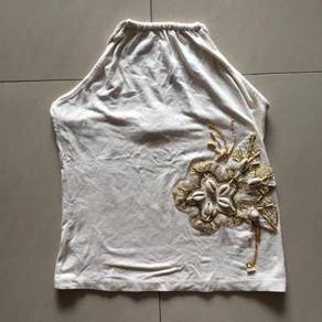 MNG - Beaded Crop Top