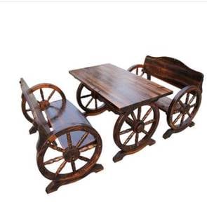 Outdoor Garden Set 1Table and 2 Chairs kerusi meja
