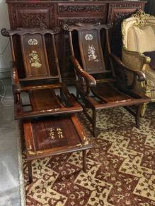 antik pair rosewood chairs