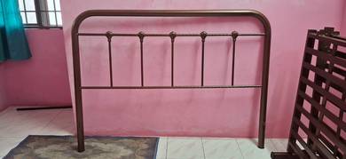 Bed frame queen size with free mattress(8" thick)