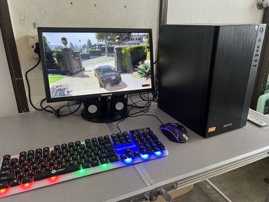FULL SET PC GAMING GTA 5 + Free gift