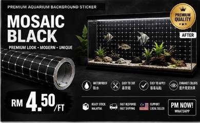 Aquarium Background Stickers Murah❗❗💫