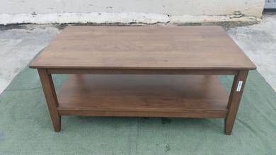 YD82L NEW * Meja Kopi Kayu Getah 100 cm Walnut