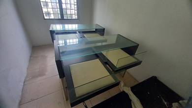 Two unit display cabinet