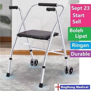 Stainless Steel Walking Frame with Seat