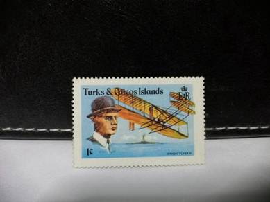 1978 Turks & Caicos Islands Stamp Wright Flyer III