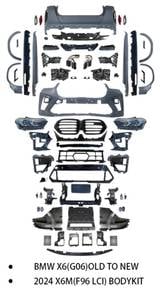 BMW G06 X6 Convert F98 X6M LCI Bodykit