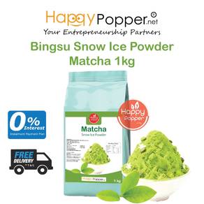 Bingsu Snow Ice Shave Powder Premix Matcha 1kg