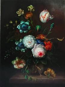 Vintage Bloom in Vase 10 — by K. Young