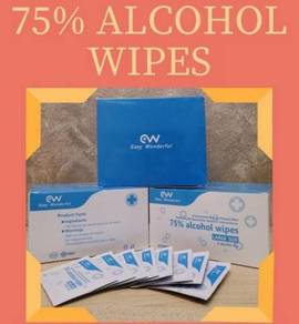 75% Alcohol Wet Wipes Spun Lace Non Woven 100's
