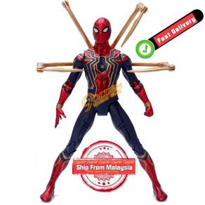 Marvel Avengers Iron Spider Man Action Figure 17cm