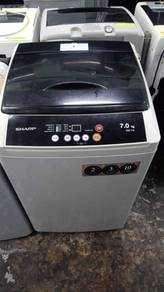 7k Auto Washer Sharp Fully Mesin Basuh Machine Top