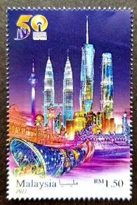 Mint Stamp City Kuala Lumpur Malaysia 2022
