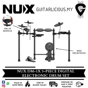 NUX DM-1X 5-Piece Digital Electronic DrumSet(DM1X)