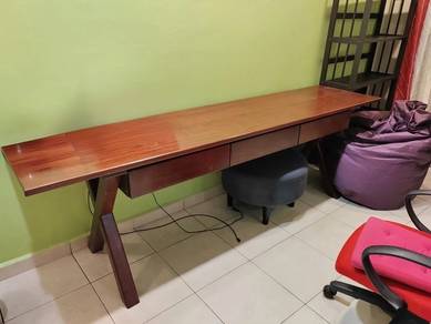 Original Custom-Made Solid Merbau Table 8FT x 2F