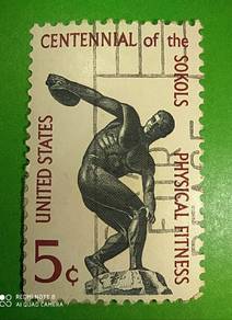 Stamp @ United States 5 Cent