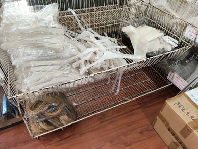 2 Tingkat 4 Kaki Bakul Besi Tebal Terpakai