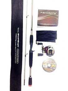 Quantum snapshot rod 1.8m combo fishdrops bc reel
