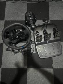 logitech g923 racing wheel and padels