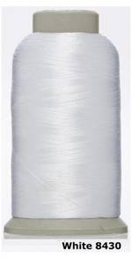 White 8430 Embroidery Machine Thread Benang Sulam