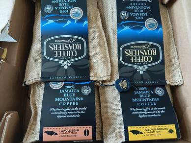 100% Jamaican Blue Mountain coffee 8oz. (227g)