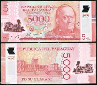 Paraguay 2013 5000 Guaranies 2011 (2013) UNC