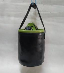 made in Italy Leather Basket Handcarry Bag
