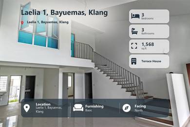 1.5-storey Terraced House For Sale in Klang,SGR