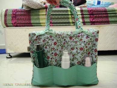 Green with Flower pattern NaRaYa Handbag