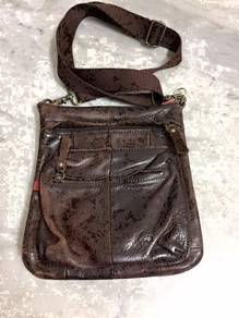 Genuine Leather Sling Bag by RAV Design