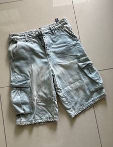 Light Denim Cargo Pants size M