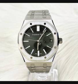 Pre-owned Audemars Piguet Royal Oak Green Dial 41m