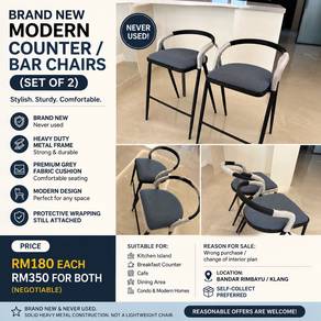 Brand New Modern Counter / Bar Chairs