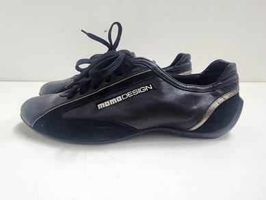 [10.5UK] Leather Momo Design Stinger Triple Black