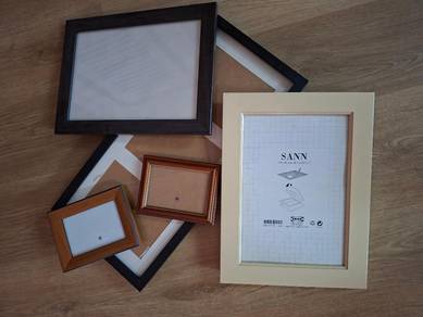 Picture frames - assorted, new and used