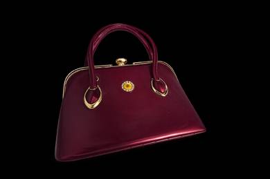 Red handbag