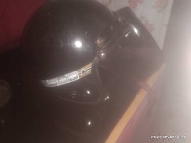 Helmet TOPI MS88 Siap ada Visor Smoke Bogo SIRIM