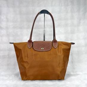 Longchamp Brown Le Pliage Original Large Tote Bag
