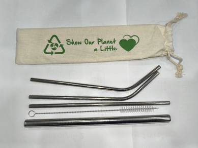 Set Straw Stainless steel 