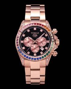 Tomaz Ladies Watch GR02L-D1 (Rosegold/Black) with 