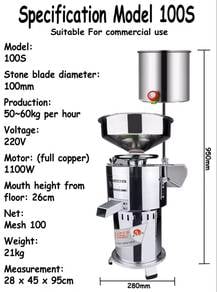 Mesin Soya Grind & Filter 100S