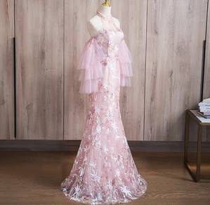 Soft pink evening Dress/Wedding dress