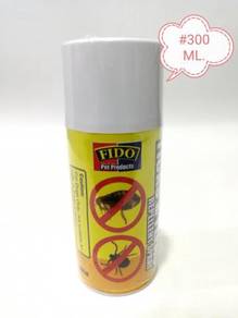 FIDO Dog Tick Flea Repellent Spray 300ml Anjing