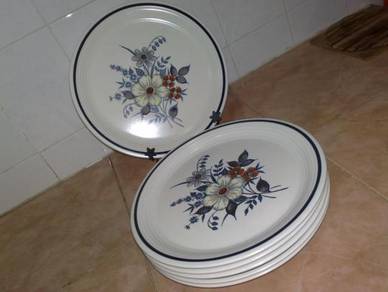 Pinggan makan town&country stoneware plate 6