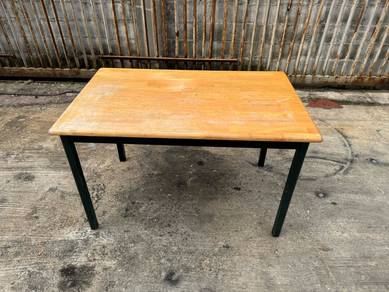 4x2.5ft Solid Wood Dining Table Meja Makan